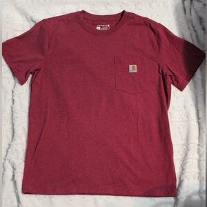 Carhartt Kids Maroon Short Sleeve Tee